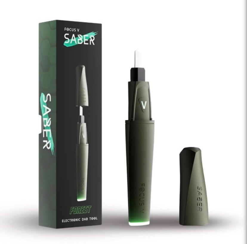 Saber Hot Knife: Focus V Saber Electric Dab Tool - Forest Green