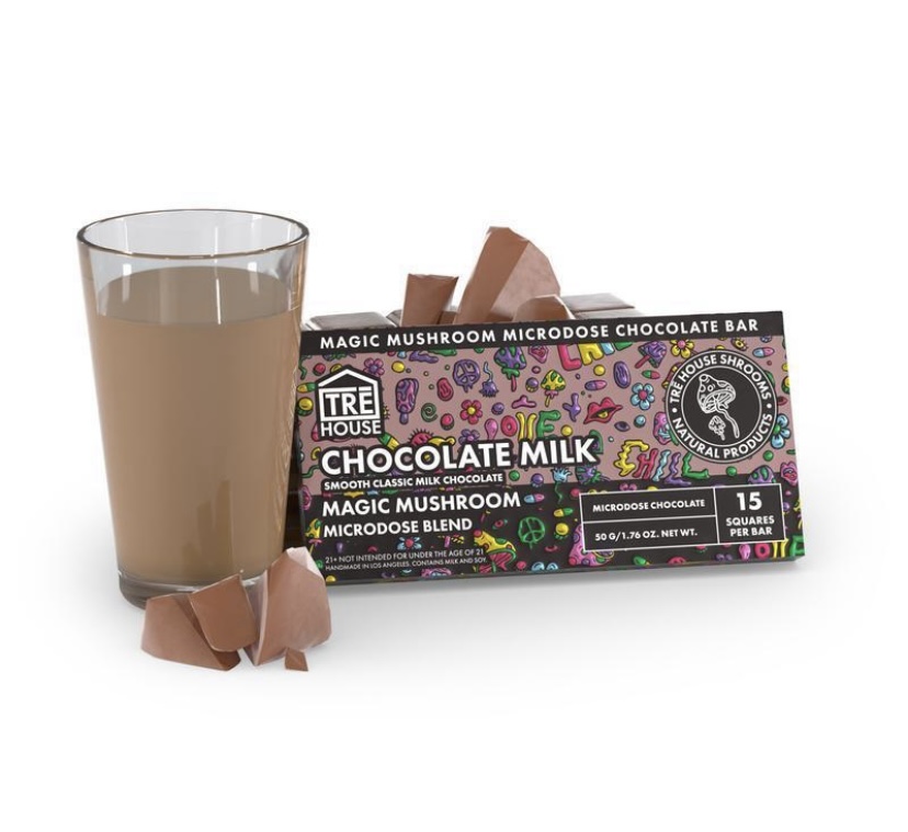 CHOCOLATE MILK MAGIC MUSHROOM CHOCOLATE BAR – TRĒ HOUSE