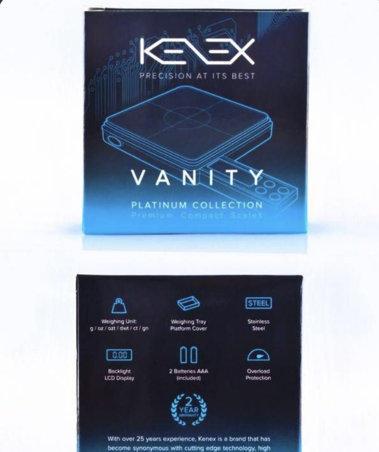 KENEX VANITY PLATINUM SERIES DIGITAL SCALES 100G X 0.01G - Image 3