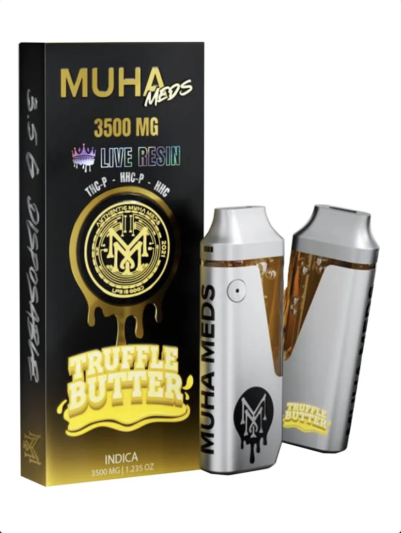 Truffle Butter Muha Meds Live Resin THCP+HHCP+HHC Vape 3500MG