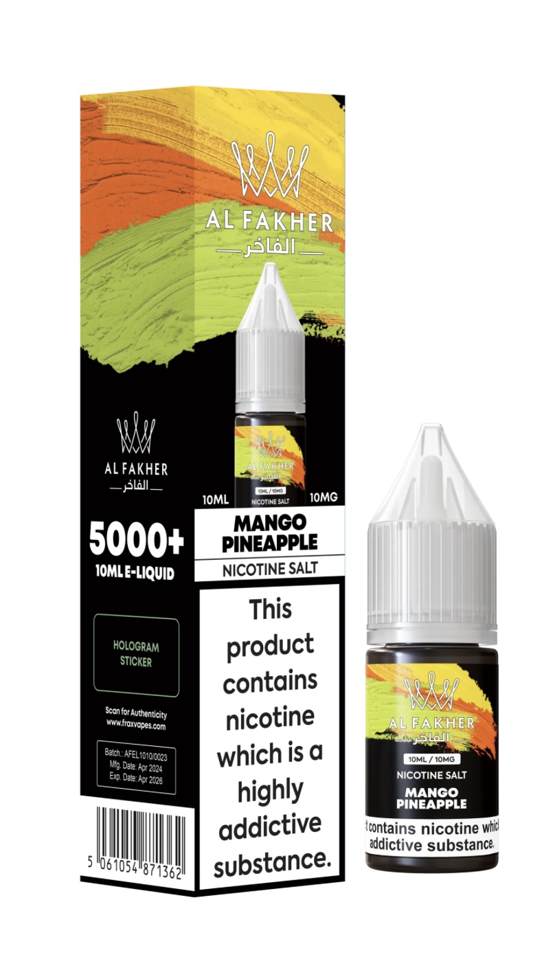 E-LIQUIDS 10MG 10ML MANGO PINEAPPLE