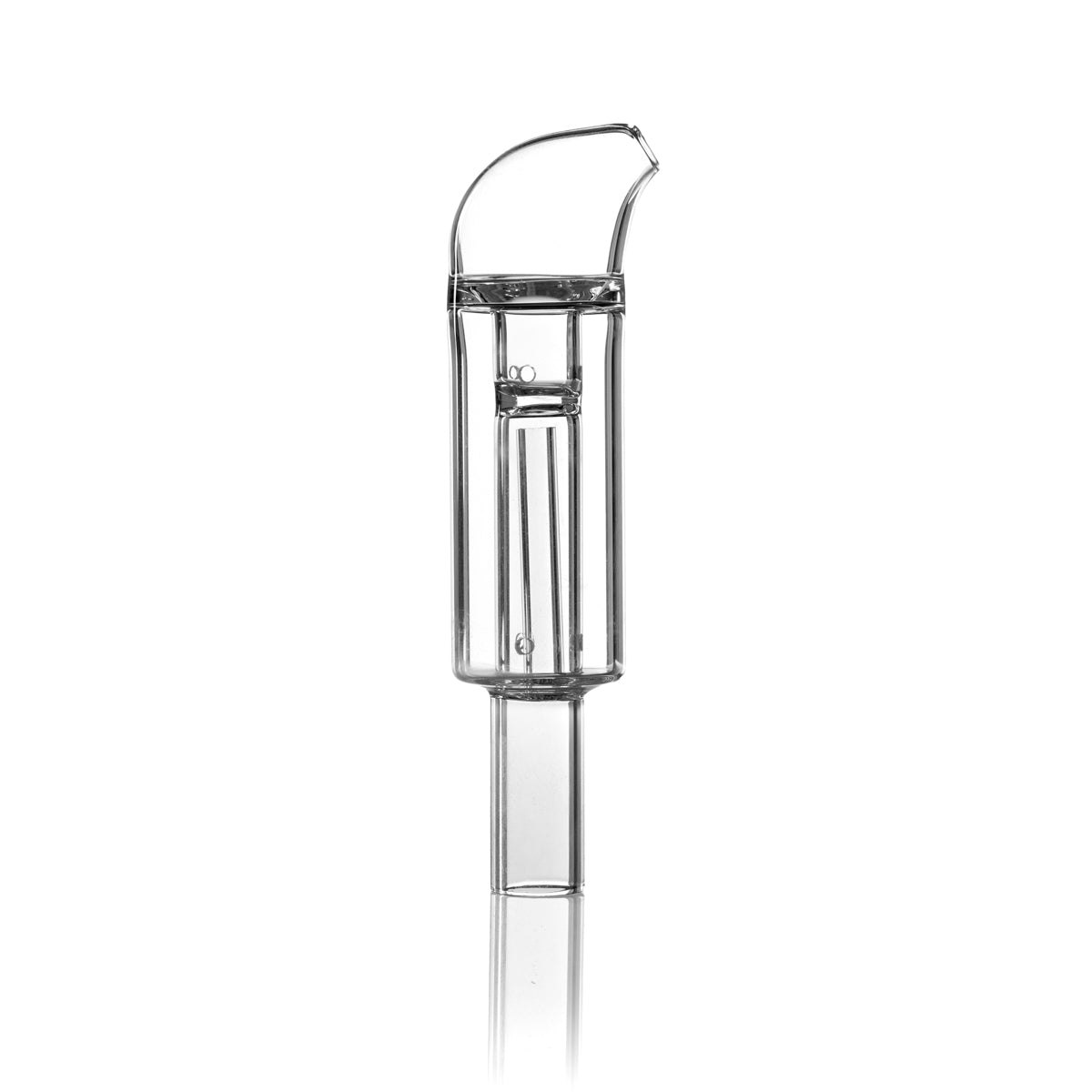 POTV Glass Curved Mini Bubbler - Image 2