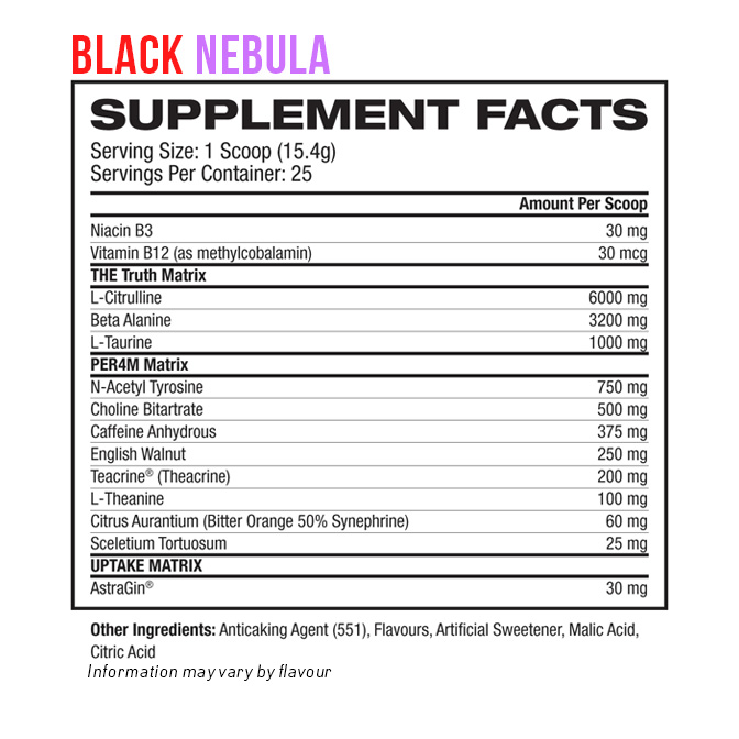 BBD (Big Black DVST8) Pre-Workout By Inspired Nutraceuticals 25 Servings - Image 2