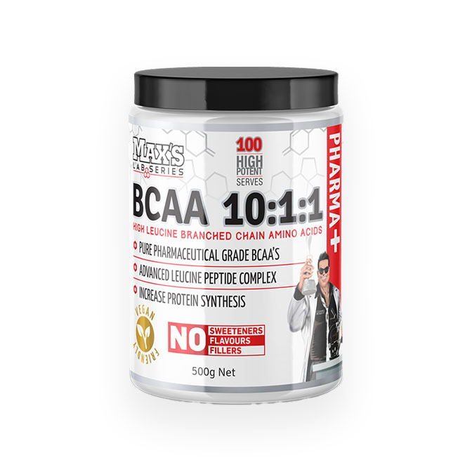 BCAA 10:1:1 by Max’s Protein 500g – Unflavoured