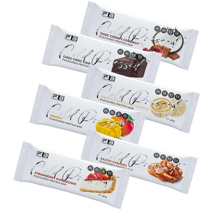 Cold Pressed Protein Bar by Fibre Boost Trial Pack (Box of 6)