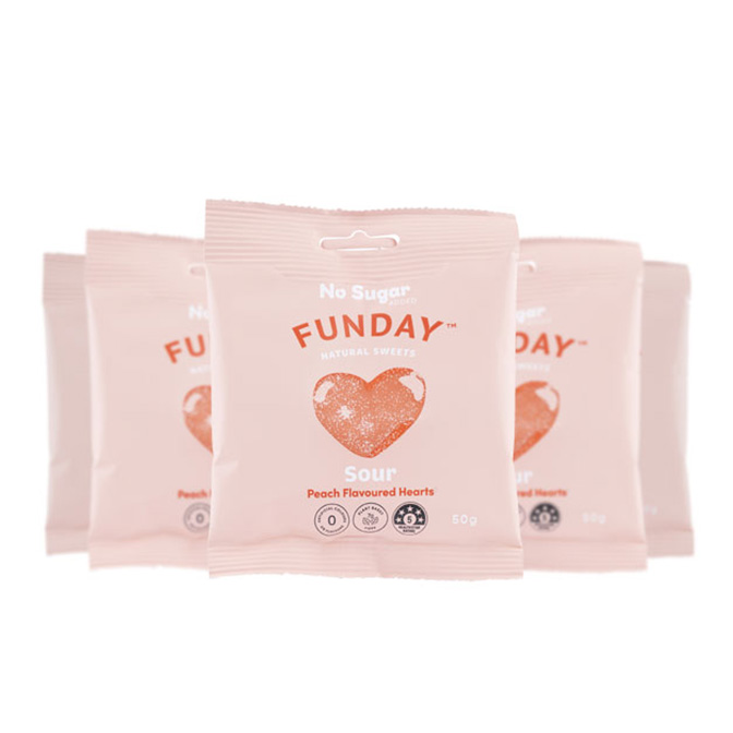 Gummy Natural Lollies (No added sugar) 50g by Funday – Pack Of 5 - Image 8
