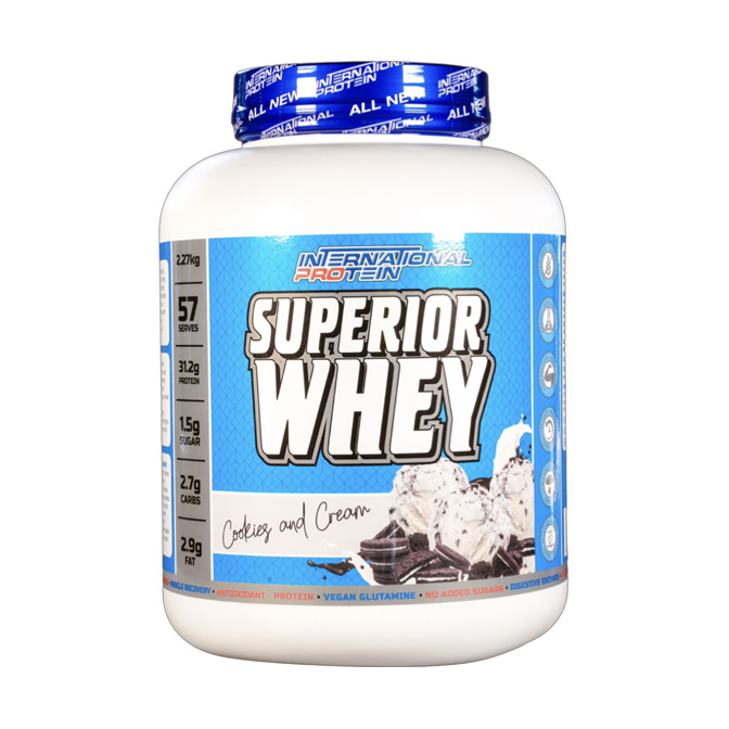 Superior Whey Protein by International Protein 2.27kg - Image 6