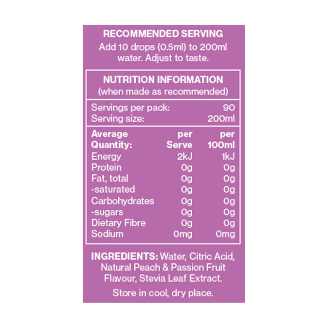 Water Drops Flavour Enhancer 45ml by Vital Zing – Assorted Box of 14 - Image 13