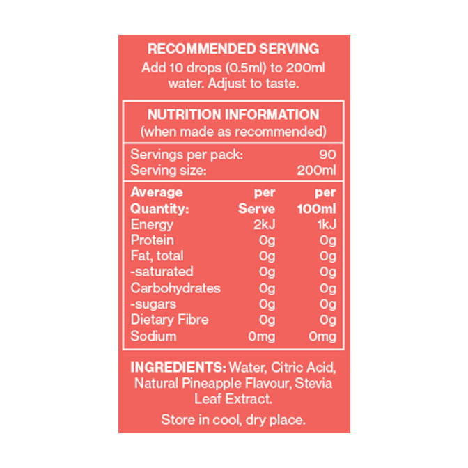 Water Drops Flavour Enhancer 45ml by Vital Zing – Assorted Box of 14 - Image 9