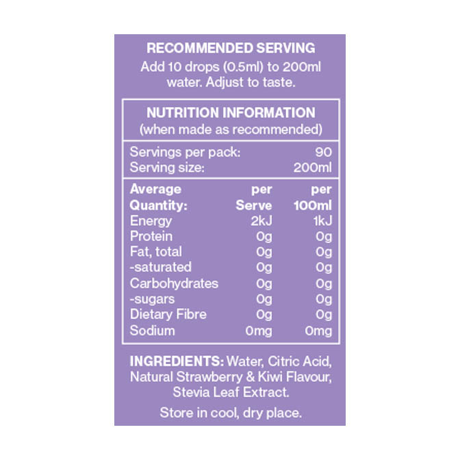 Water Drops Flavour Enhancer 45ml by Vital Zing – Assorted Box of 14 - Image 5