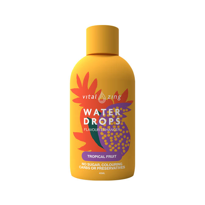 Water Drops Flavour Enhancer 45ml by Vital Zing – Assorted Box of 14 - Image 2
